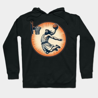 Funny Basketball Retro Jesus Christ Hoodie